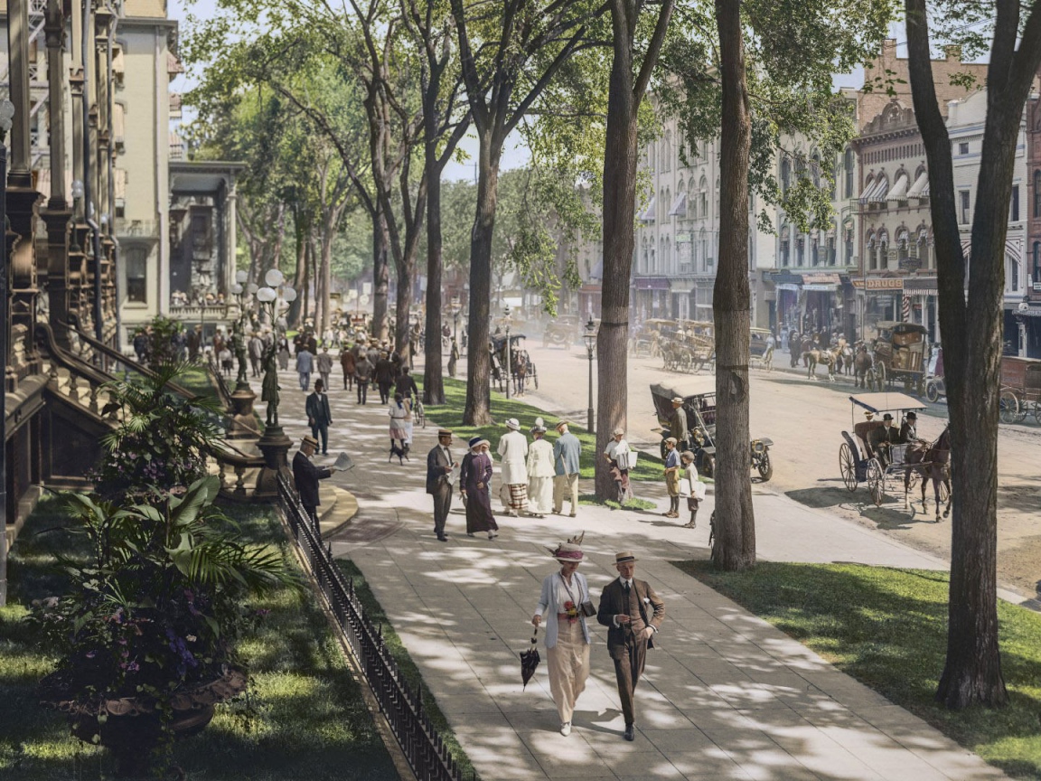 Нью-Йорк в 1915 году