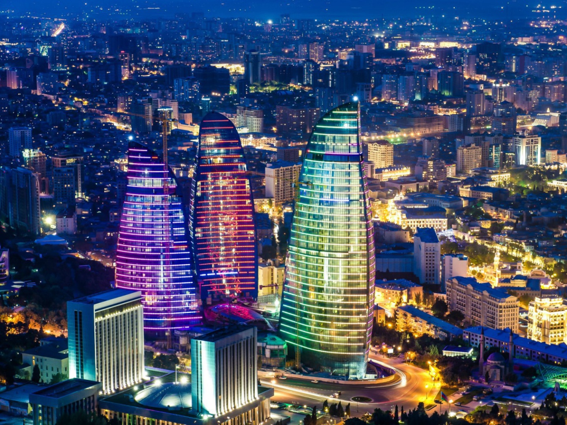 Ночь в Баку, Азербайджан
