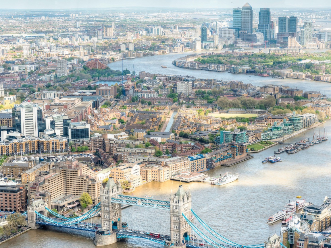 Панорама центральной части Лондона
