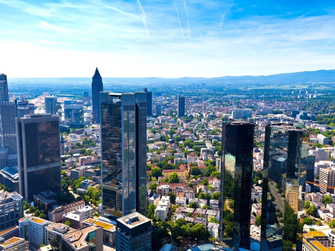 Панорама города Франкфурт