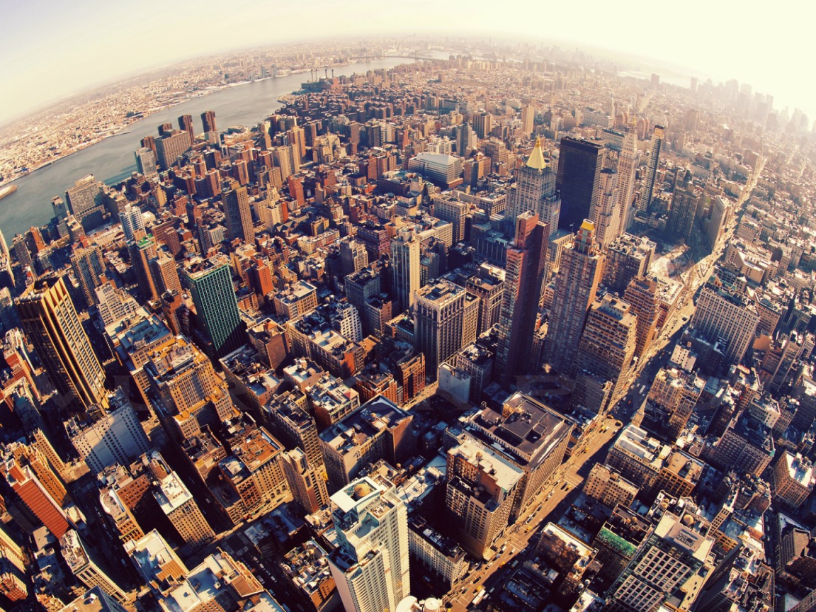 Панорама города Нью-Йорк