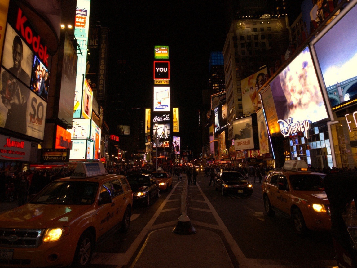 Площадь Таймс-сквер в Нью-Йорке