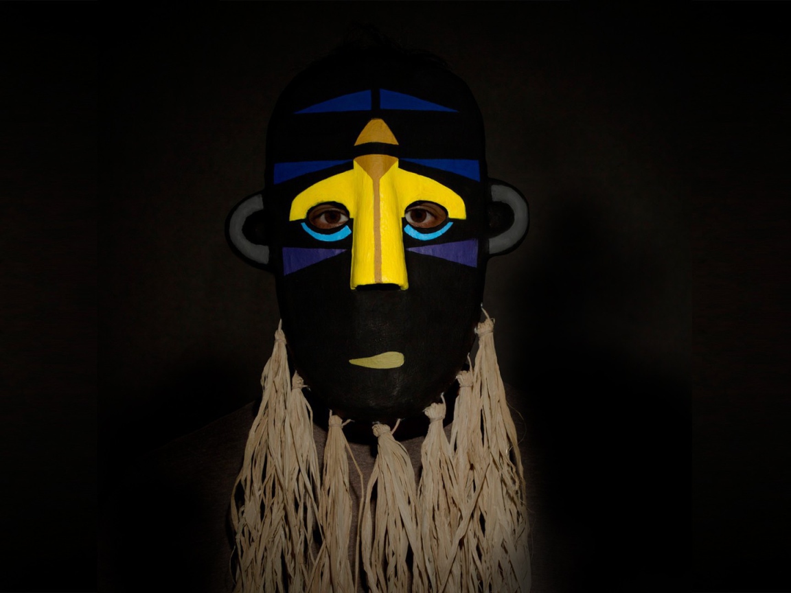 Маска аборигена из Африки