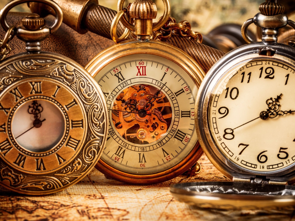 Старинные часы из драгоценных металлов