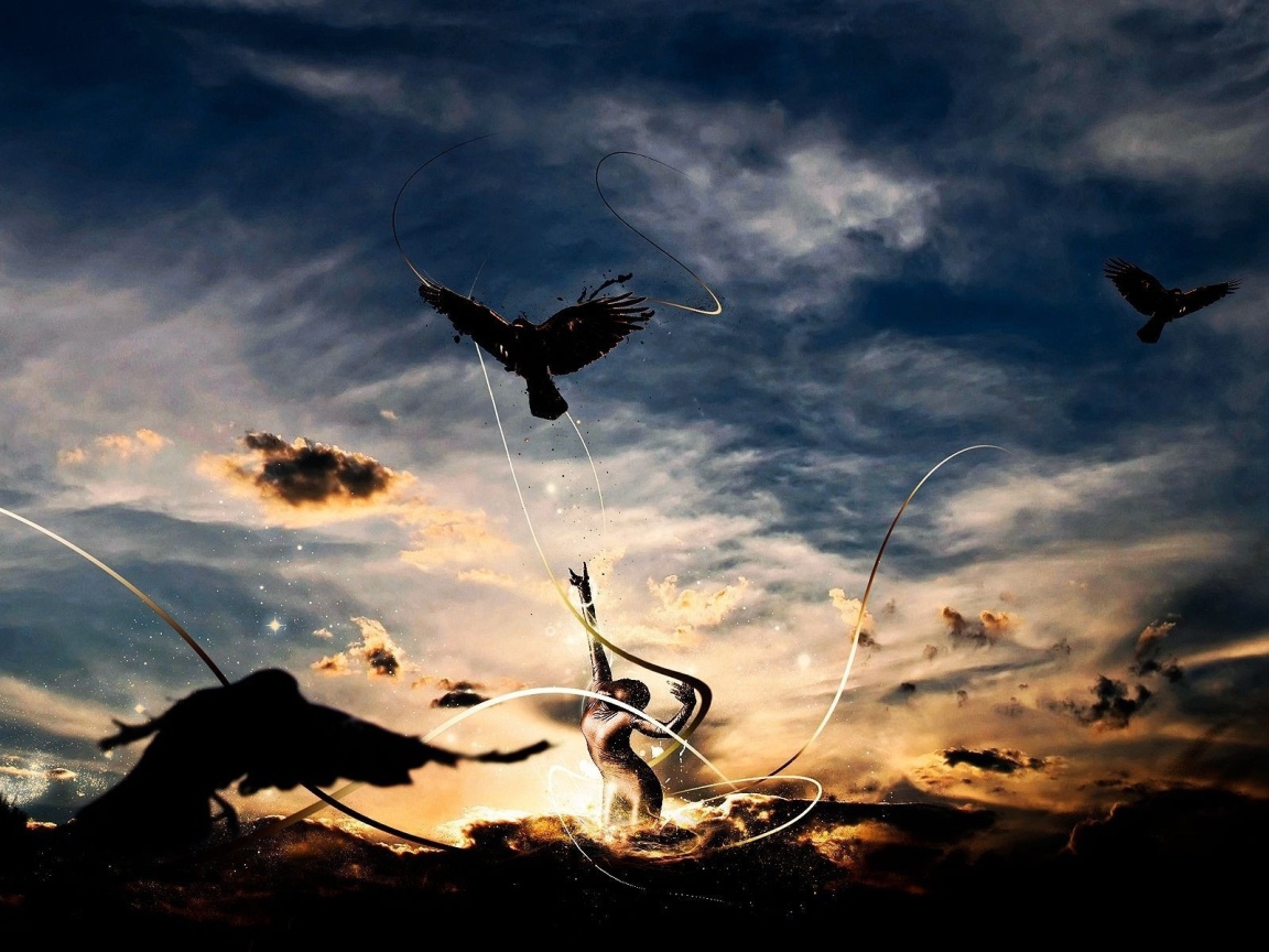 Птицы рвутся к свободе