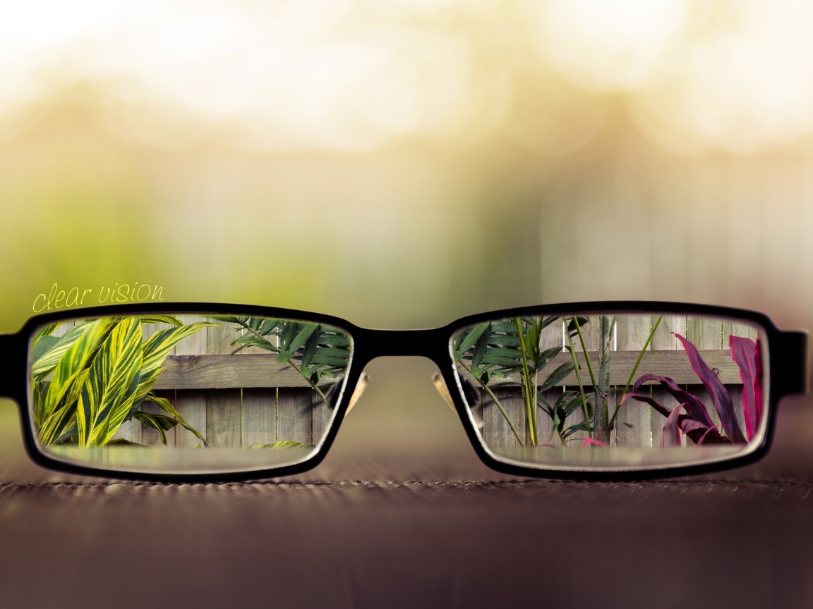 Чистый взгляд сквозь очки