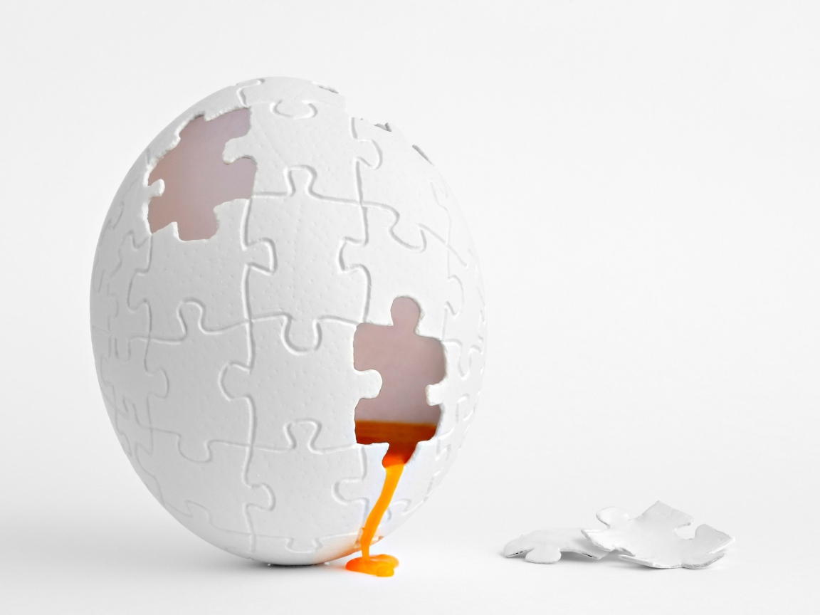 Яйцо из пазлов