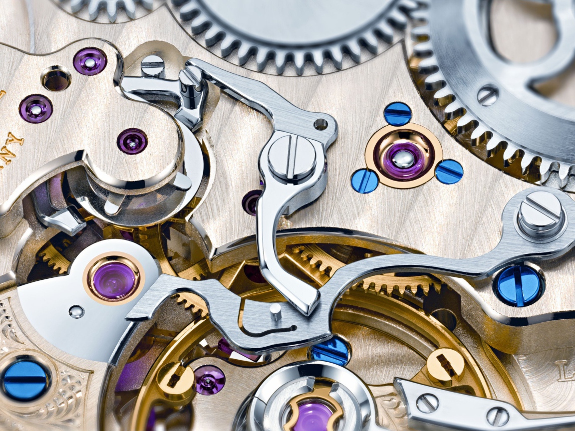Элементы механизма дорогих часов