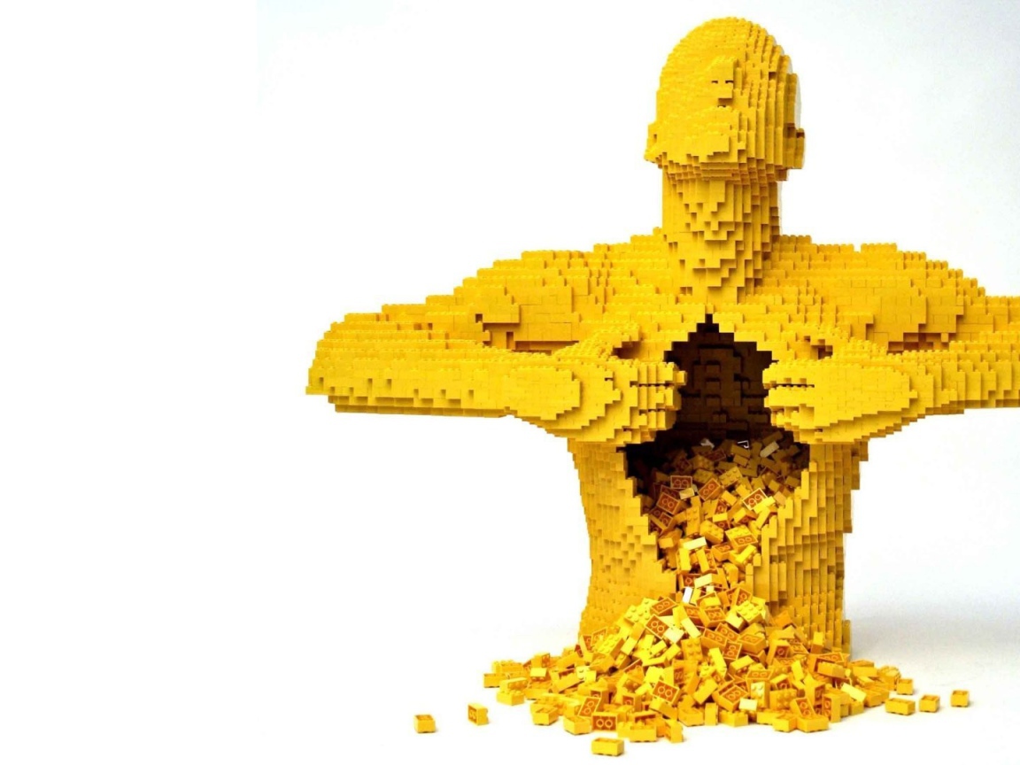 Торс человека из конструктора Лего