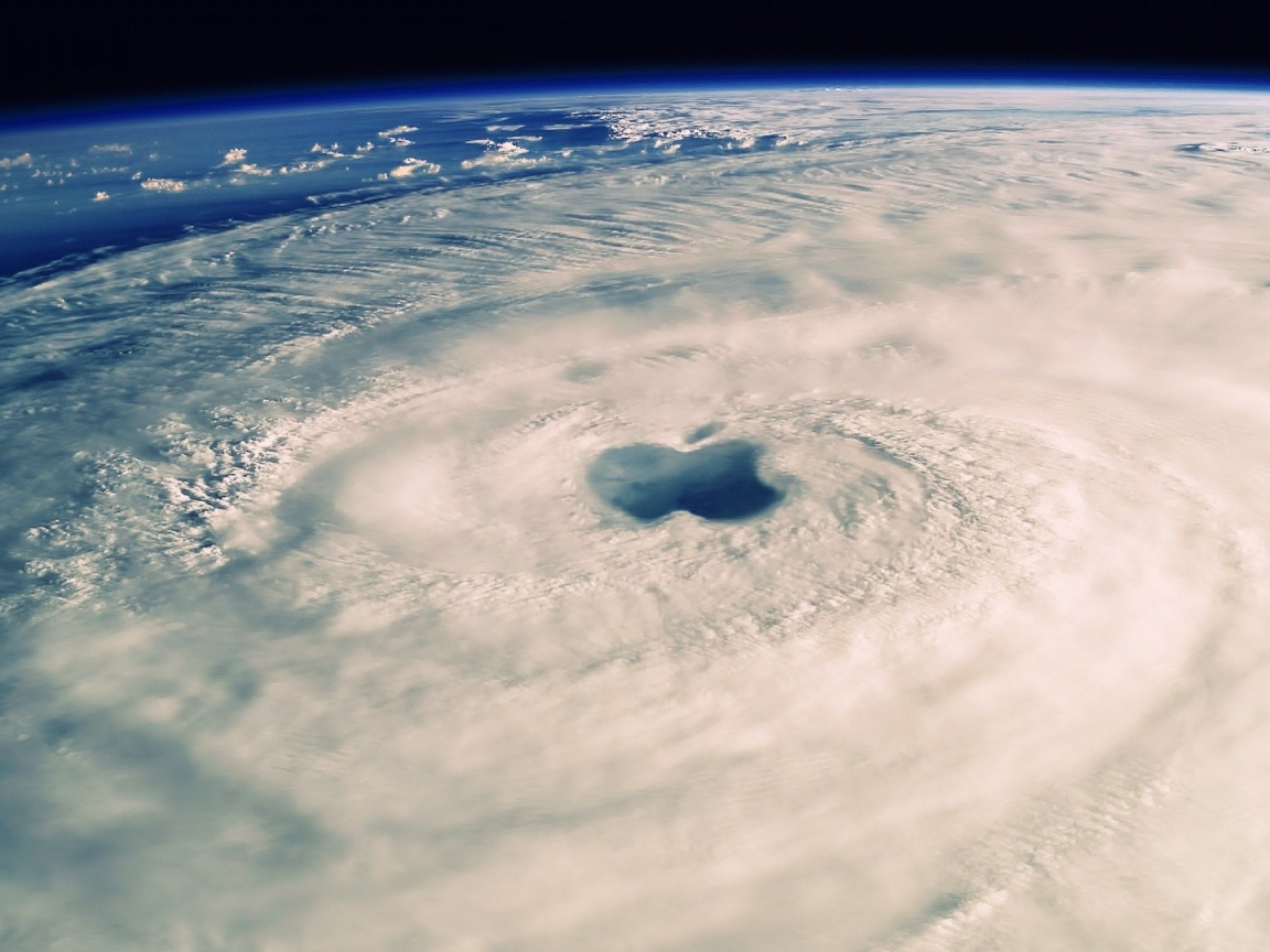 Ураган в честь компании Эппл