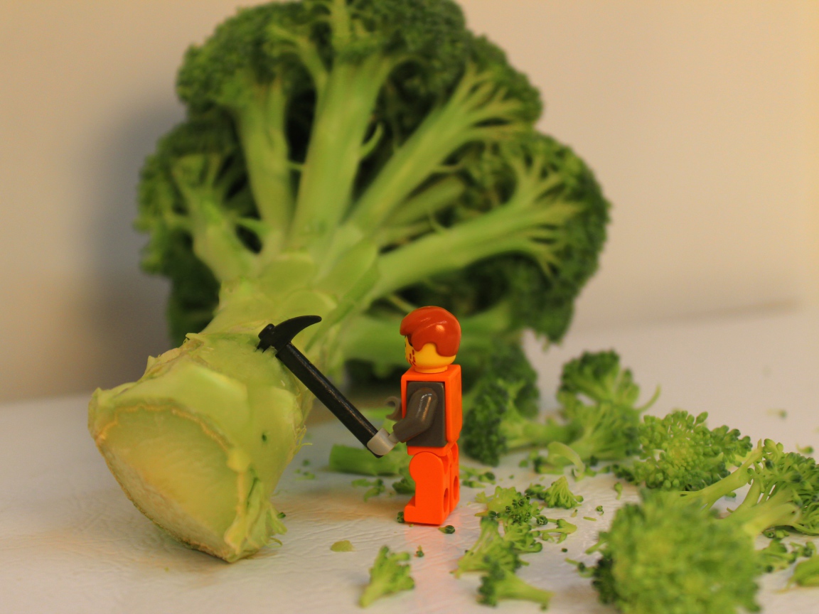ЛЕГО против брокколи