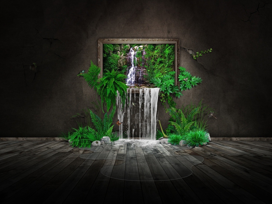 Природа ворвалась в окно