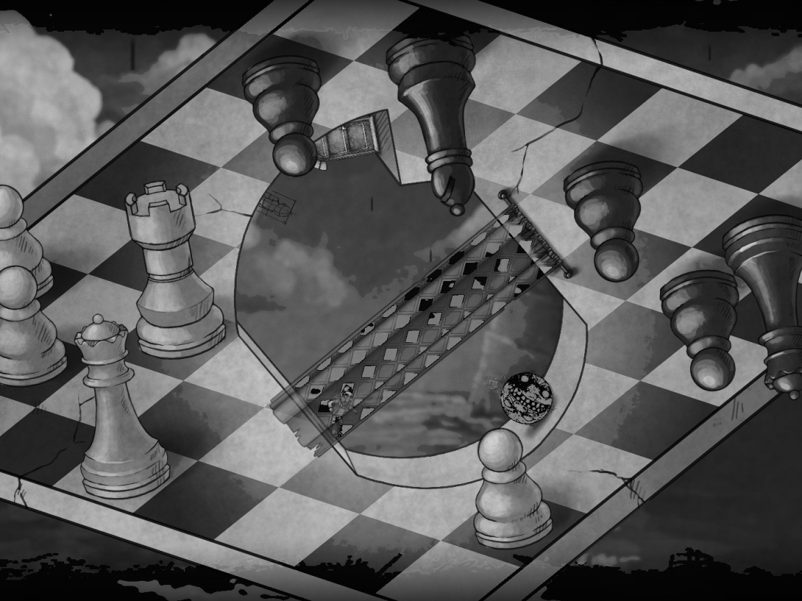 Оптическая иллюзия шахматная доска