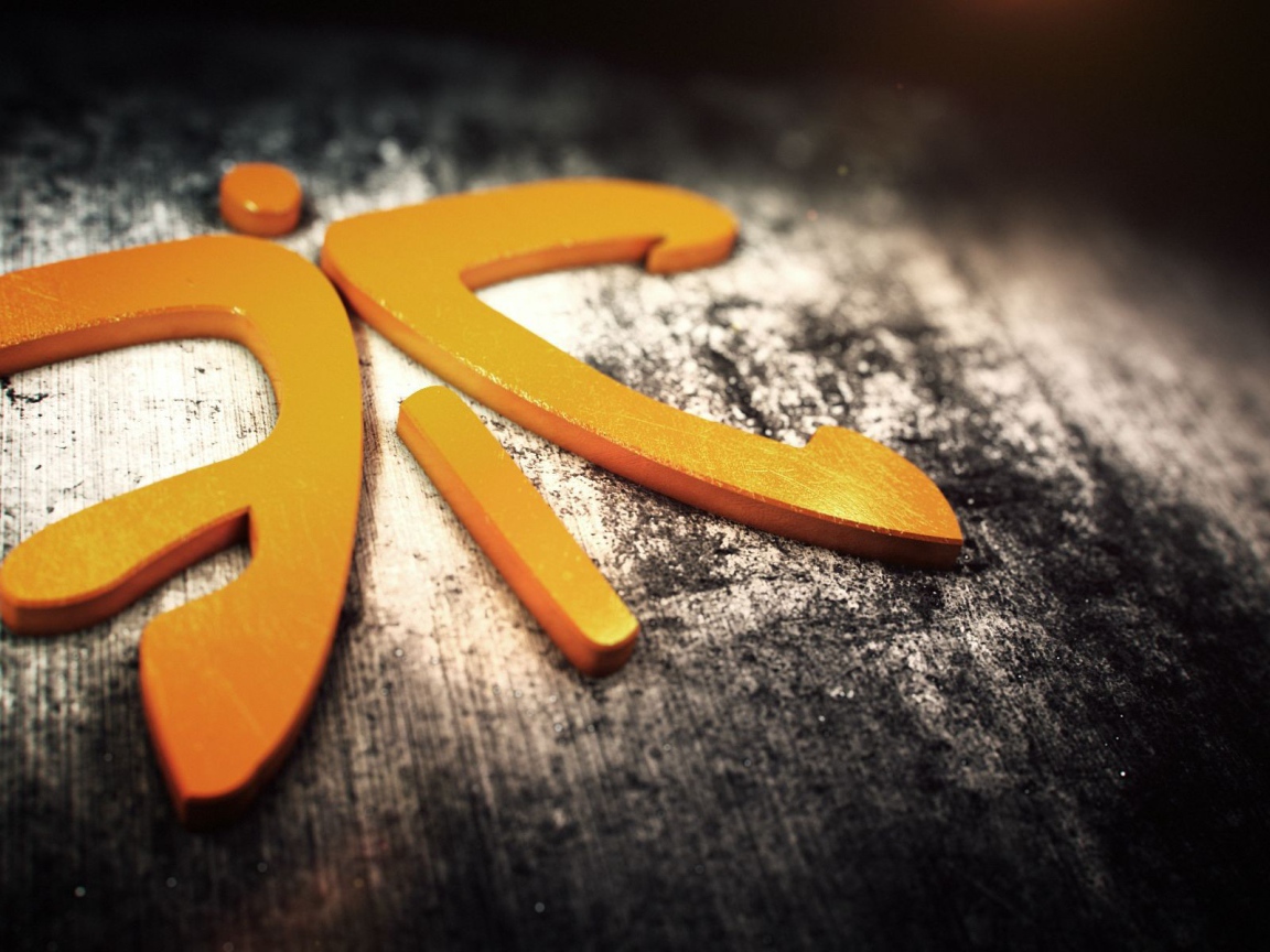 Оранжевый иероглиф фигурка