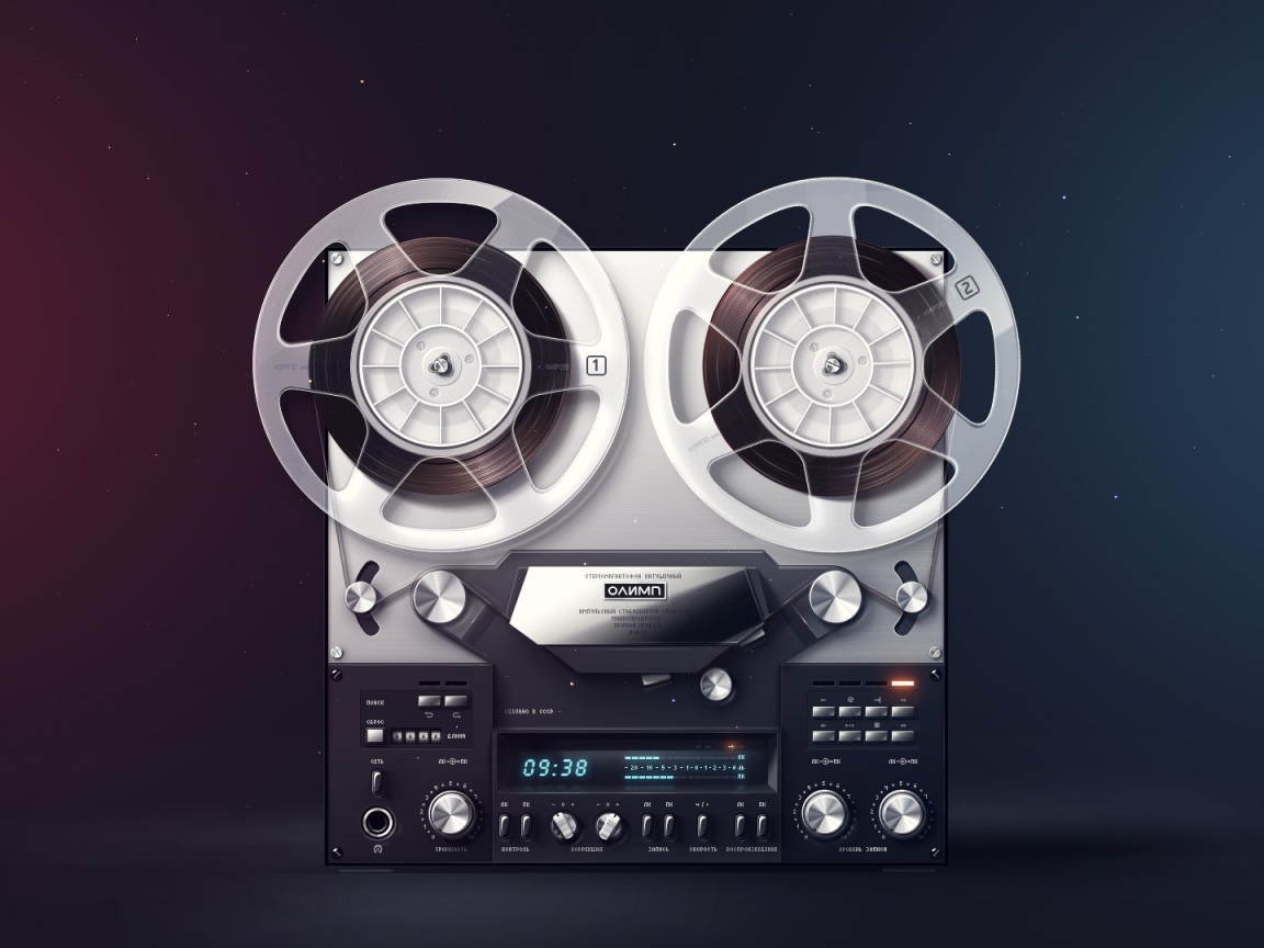Бобинный магнитофон Олимп