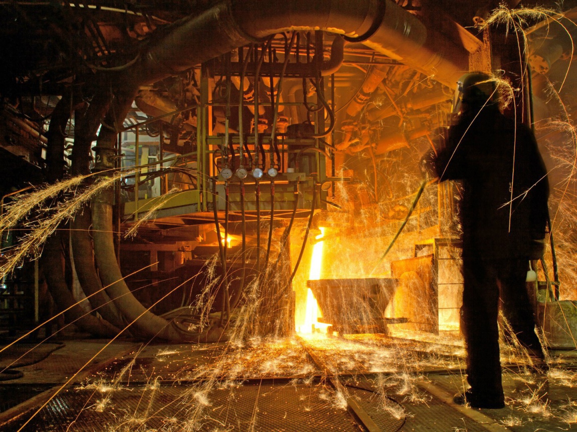 Симфония огня на метзаводе