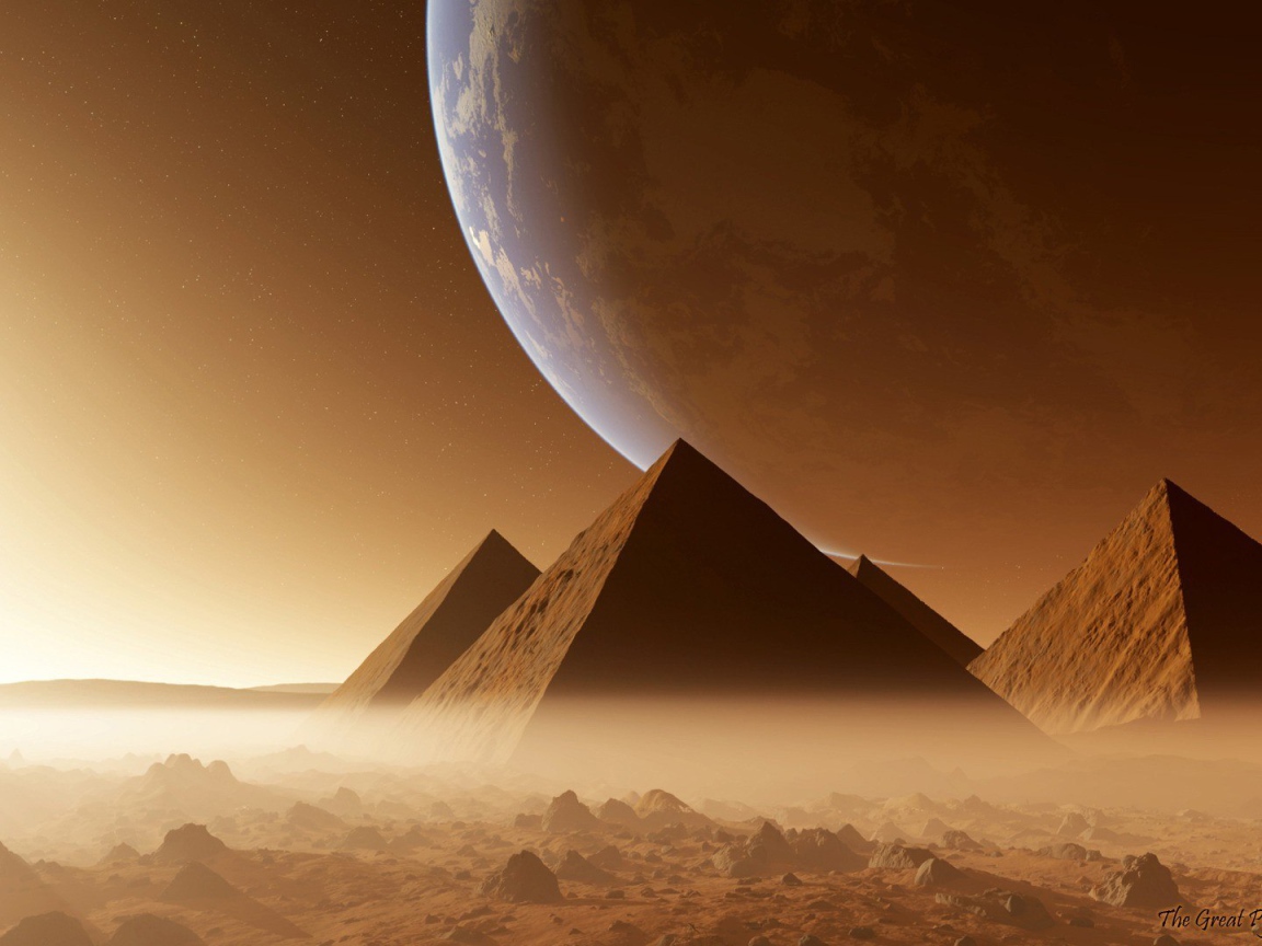 Великие пирамиды на другой планете