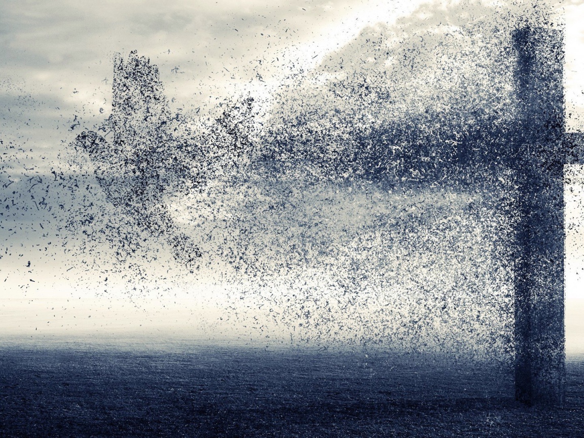 Птица вылетела из креста