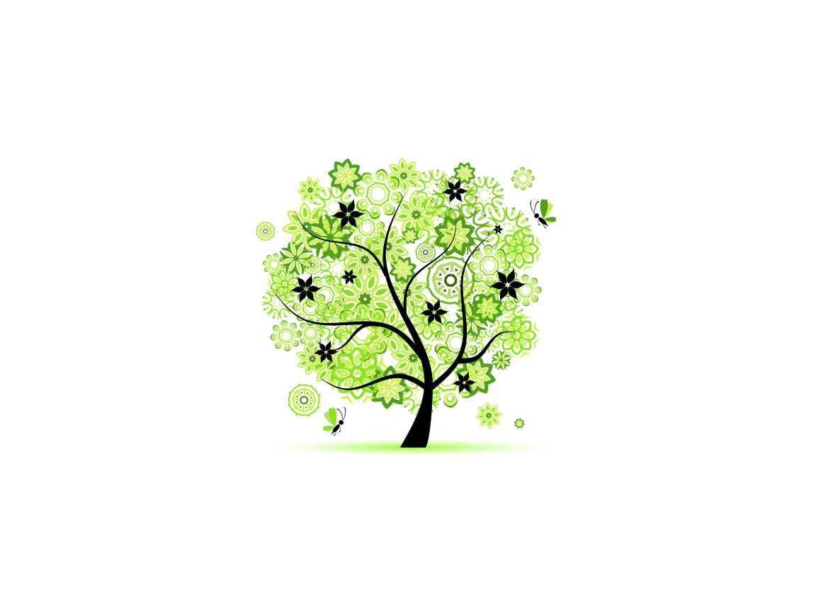 Листья как звезды