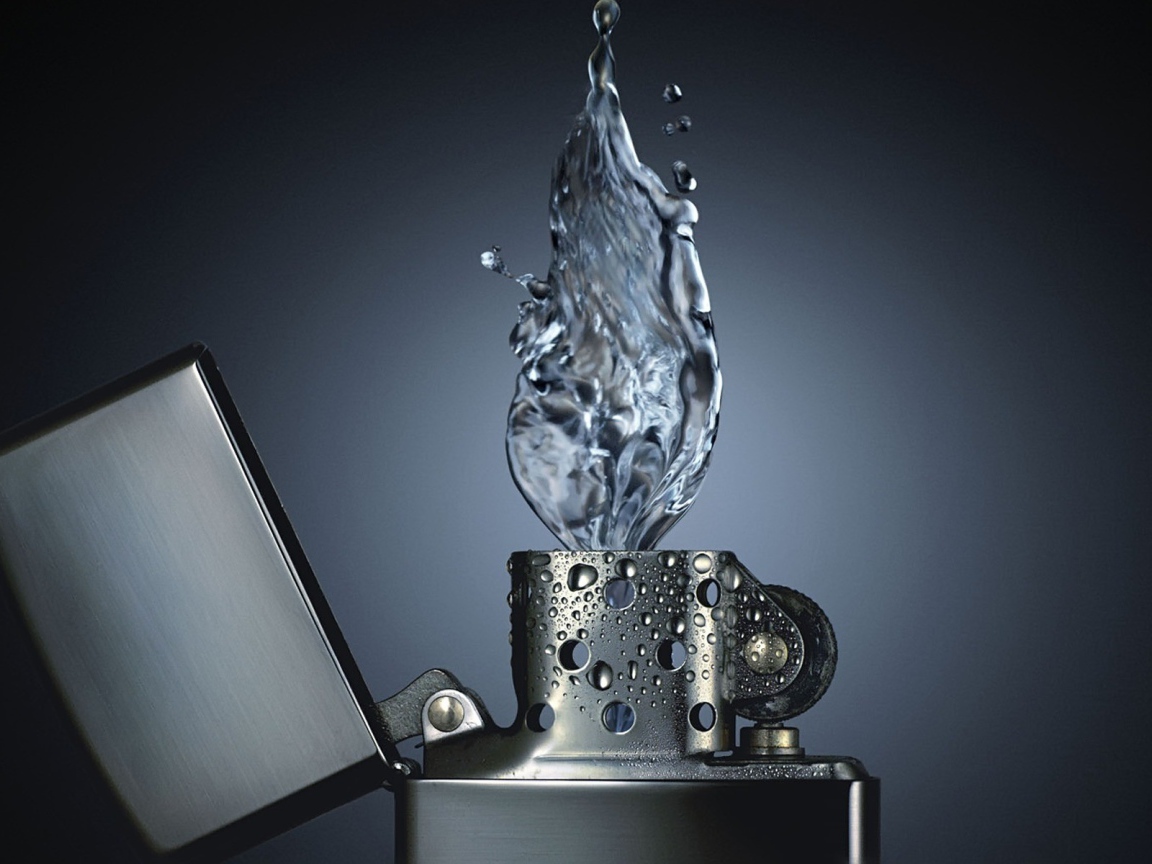 Вода в зажигалке