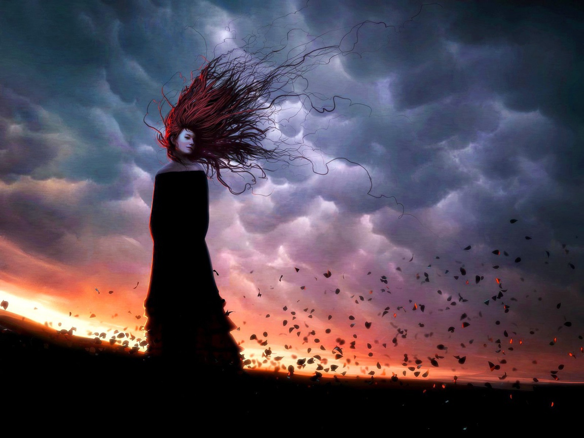 Могучая ведьма за работой