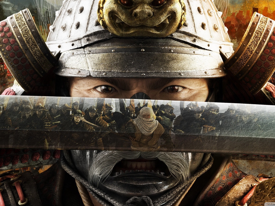 Солдат Чингисхана с мечом