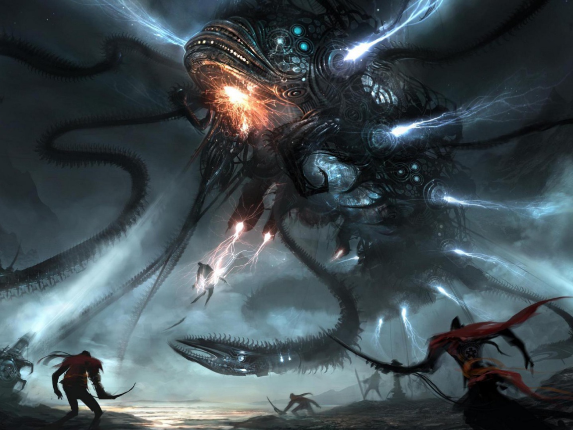 Инопланетный робот напал на Землю