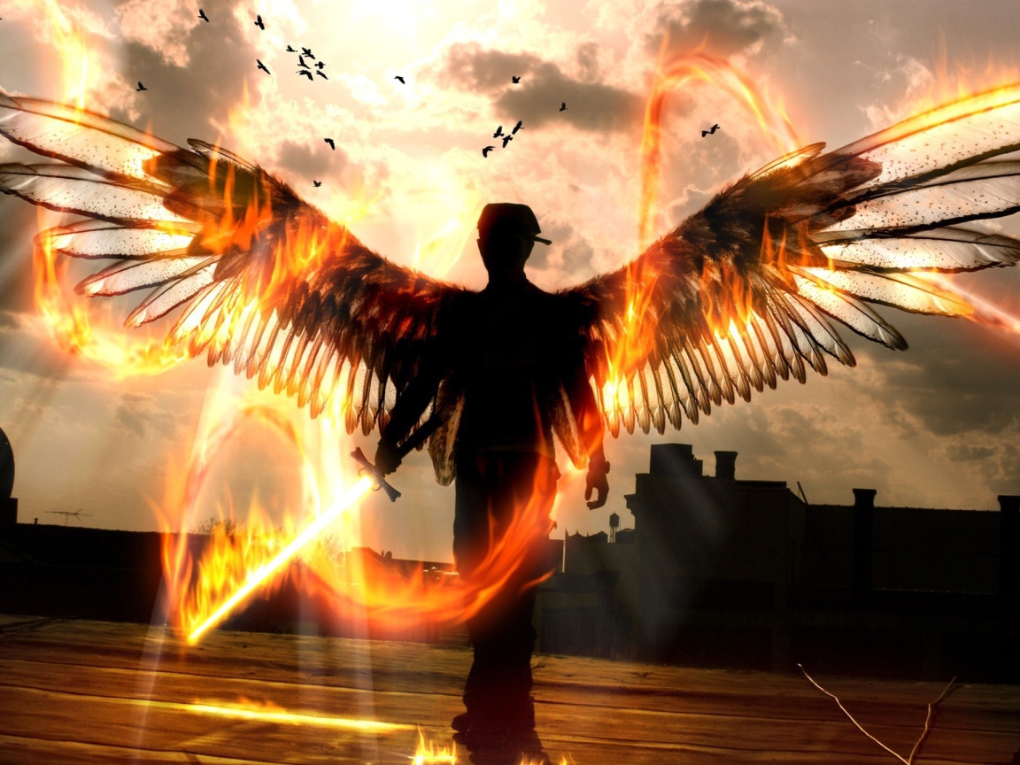 Ангел мести с горящим мечом