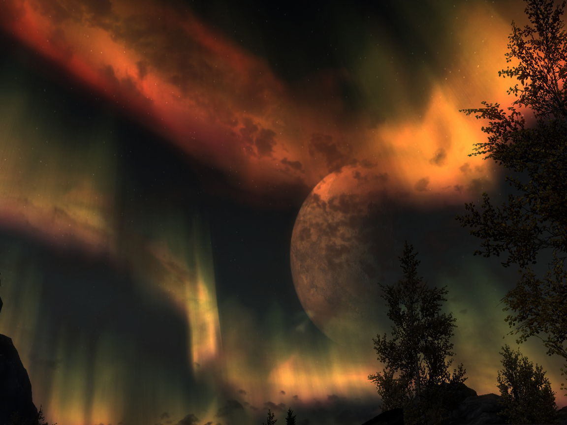 Полярное сияние в чужом небе