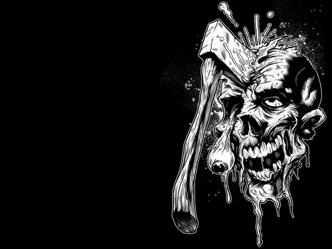 Топор раскроил череп