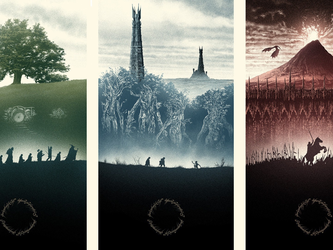 Разные страны в истории Властелина колец