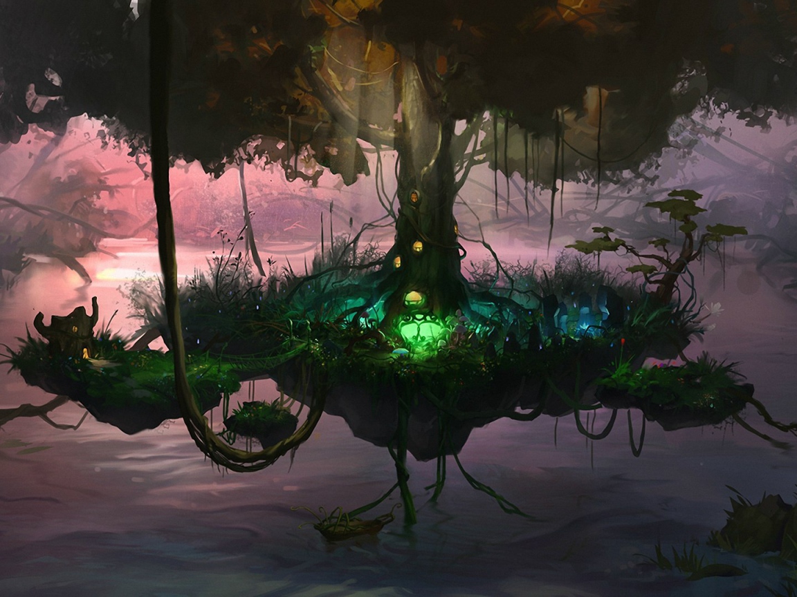 Сказочное летающее дерево