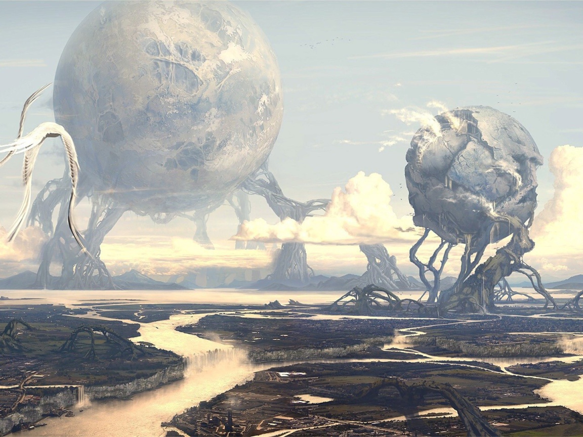 Фантастические деревья в чужом мире