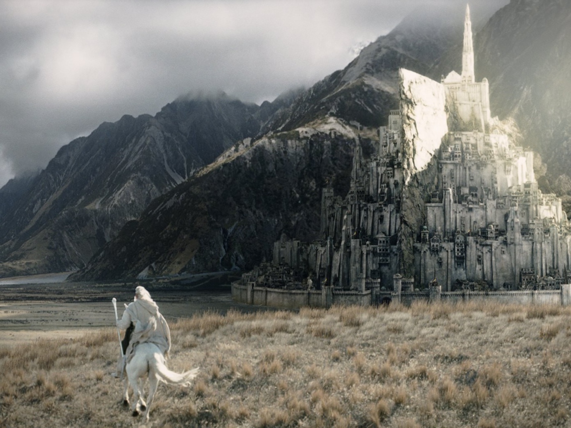 Гендальф у белого города Минас Тирит, Властелин колец