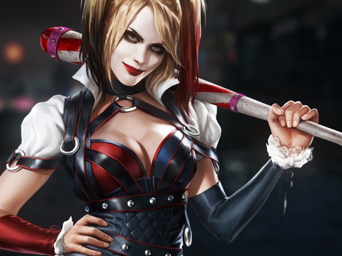 Девушка из комикса Харли Квинн