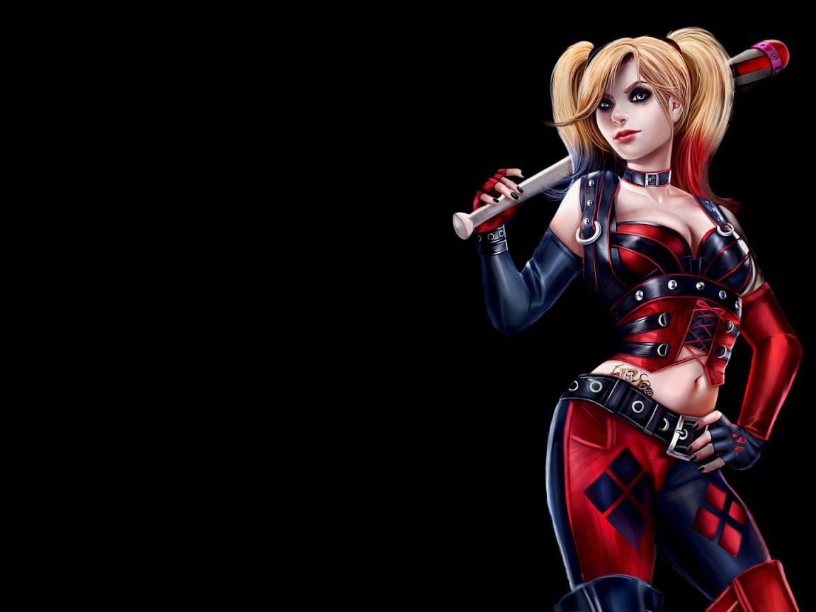 Девушка с битой Харли Квинн