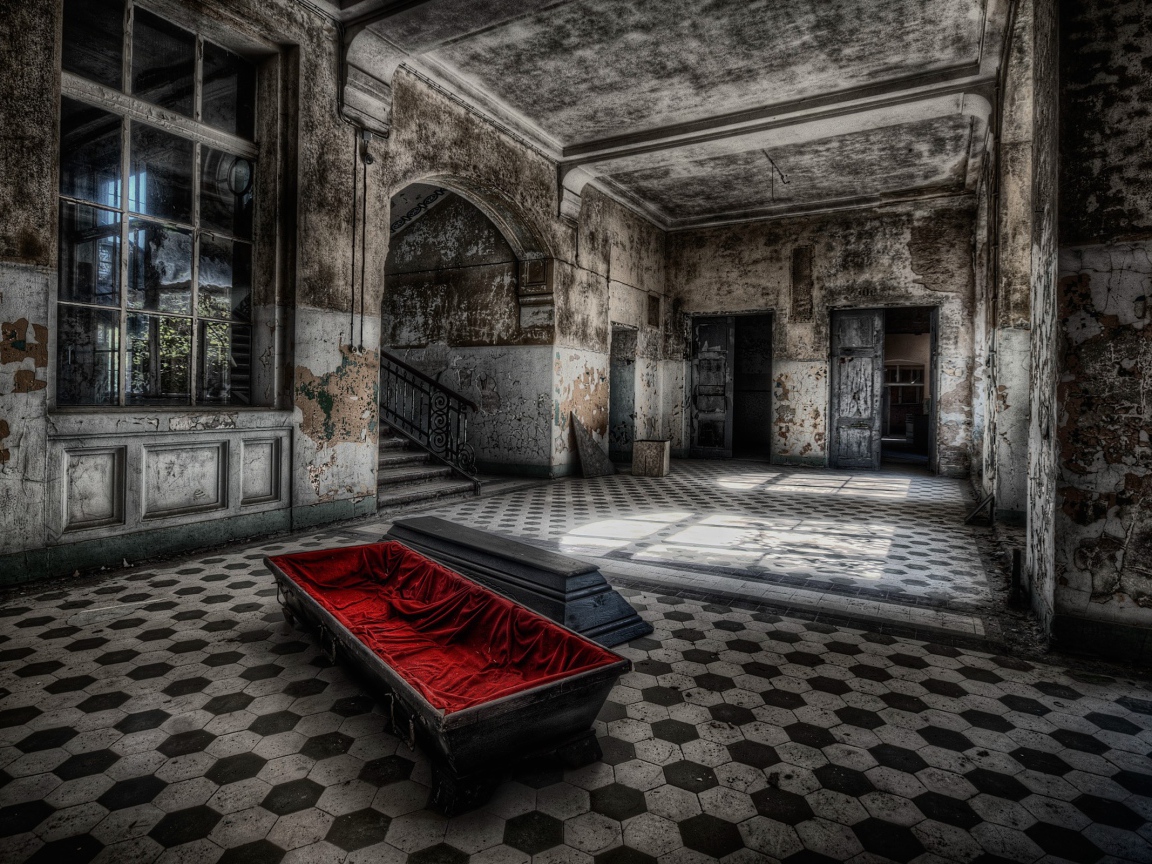 Жилье мертвого Дракулы, фото HDR