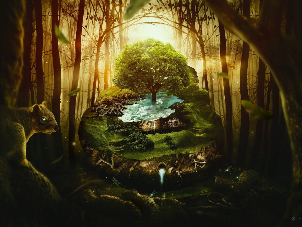 Затерянный мир в джунглях