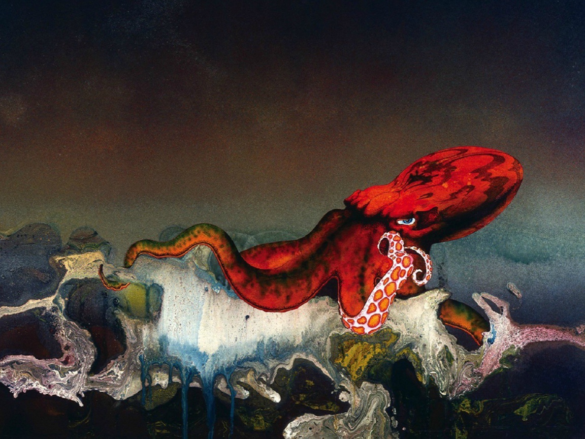 Владыка морей красный осьминог