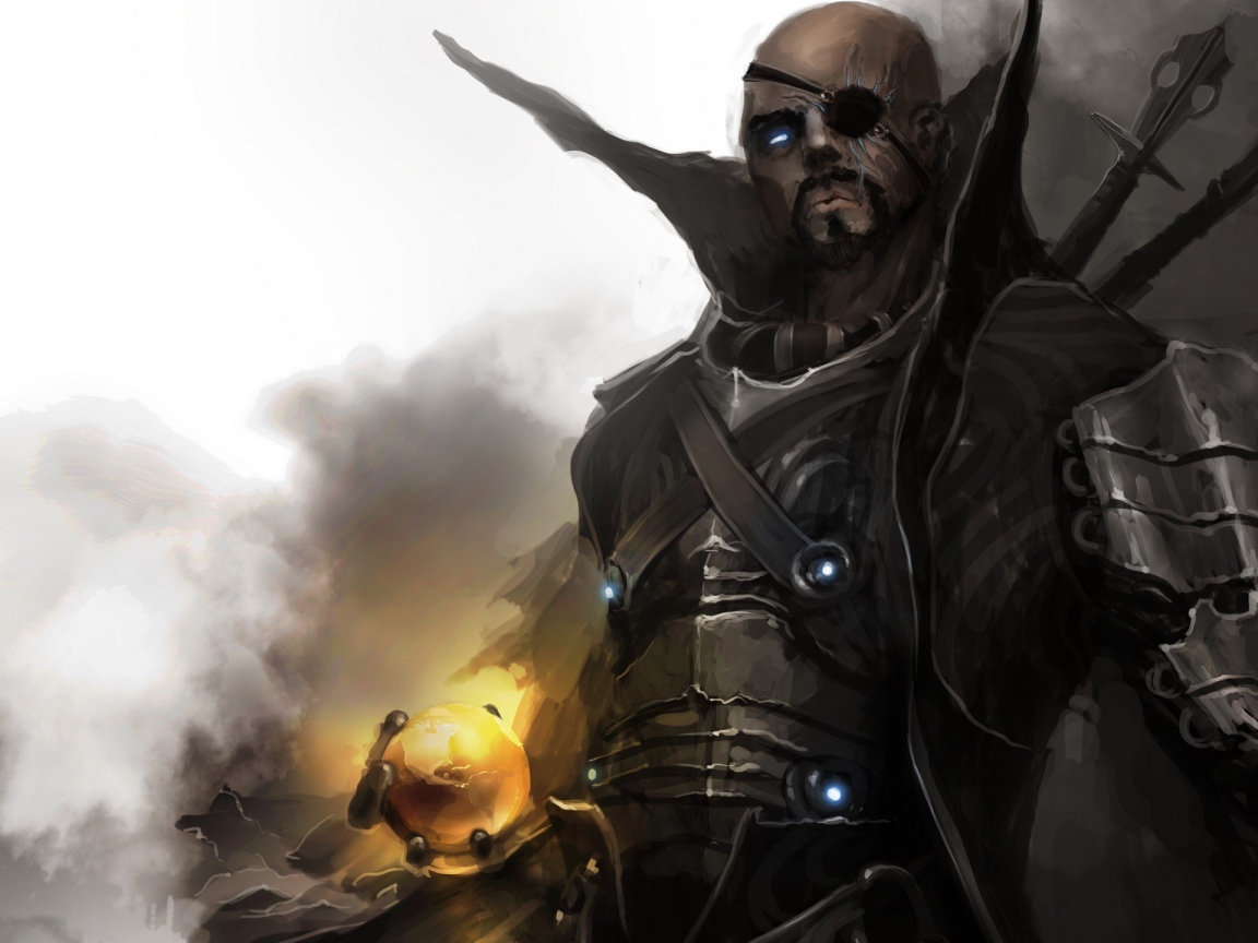 Маг из Мстителей,  фэнтези арт