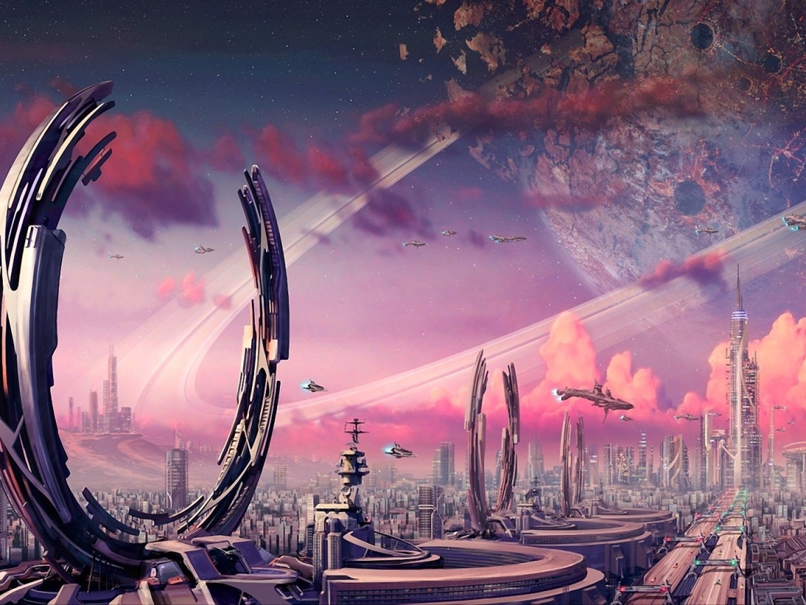 Порталы в городе будущего