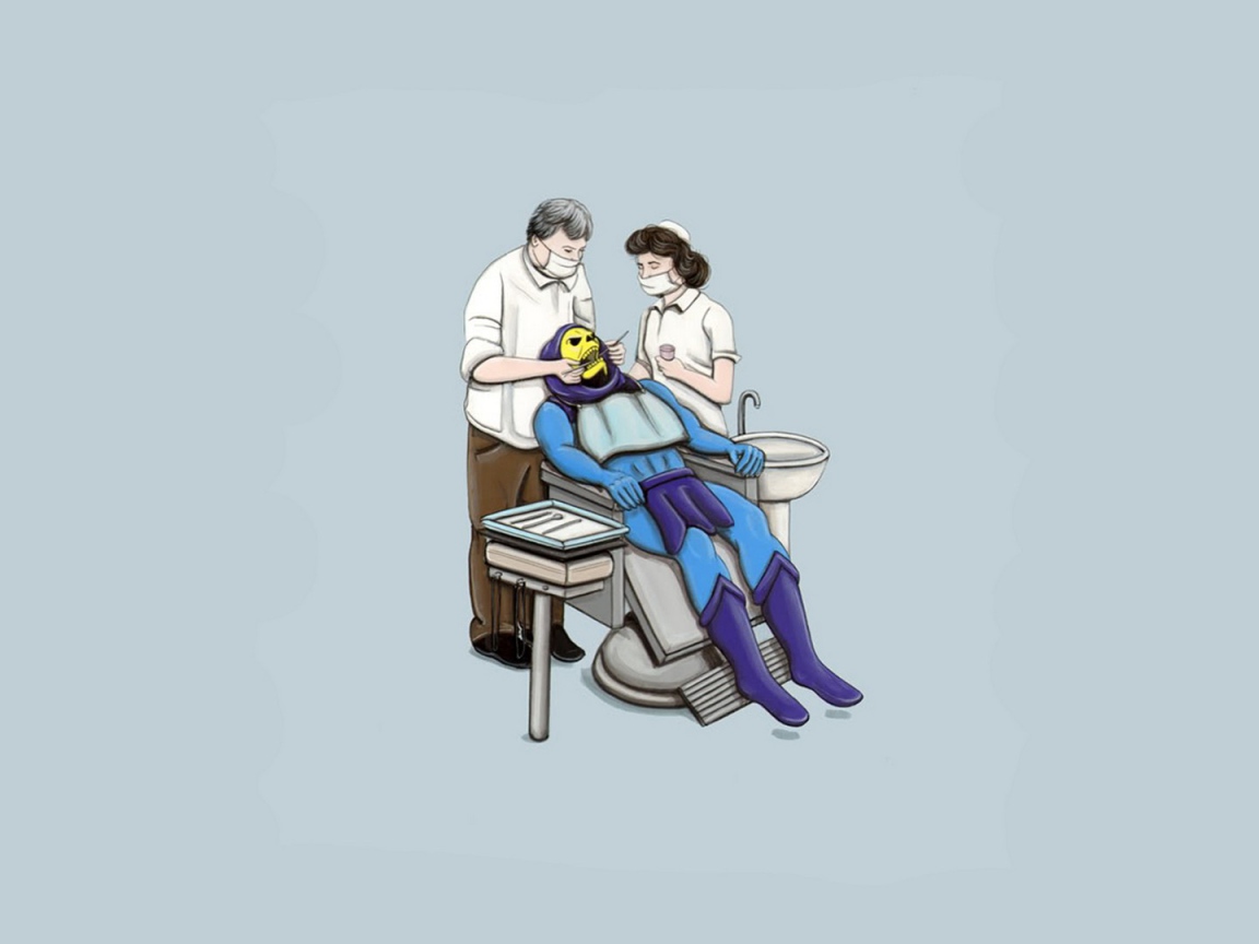 Скелетор у стоматолога