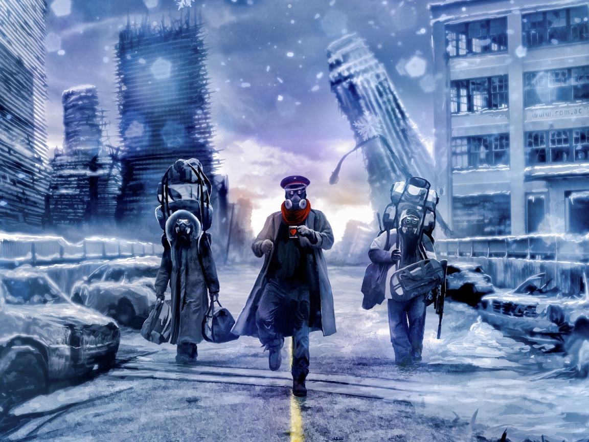 Выжившие после апокалипсиса уходят из города