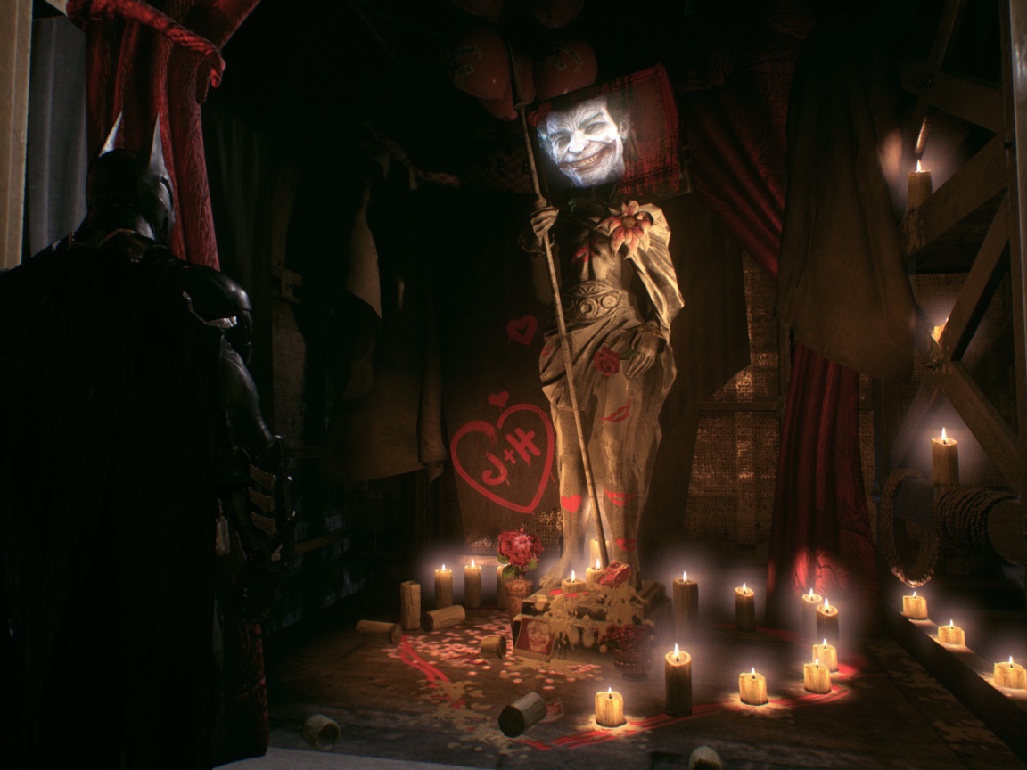 Телевизор вместо головы статуи, Бэтман