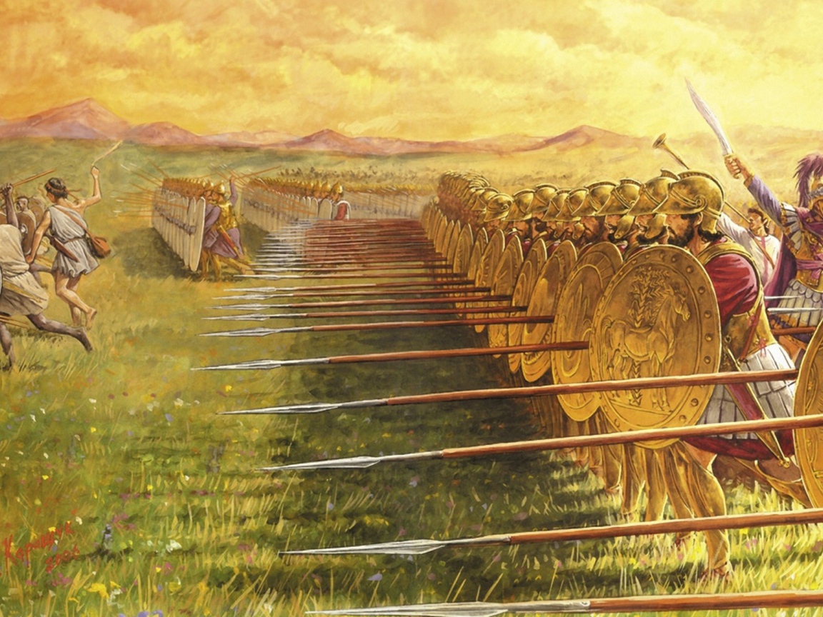 Римская армия наступает