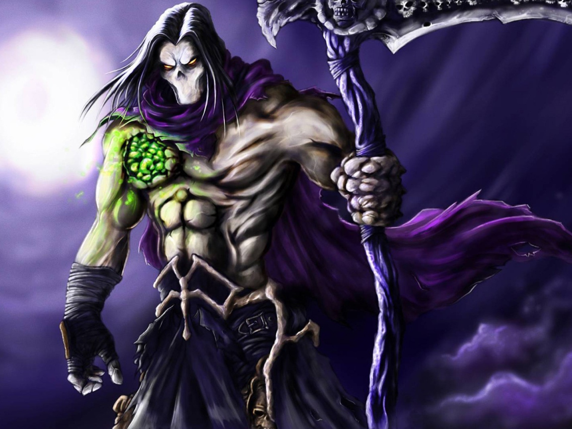 Кислотный герой с косой