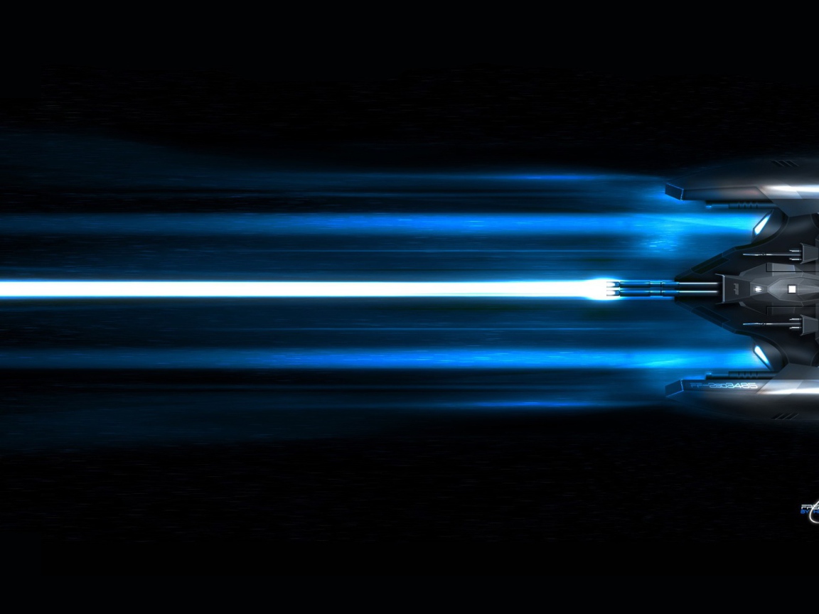 Плазменный след космического корабля