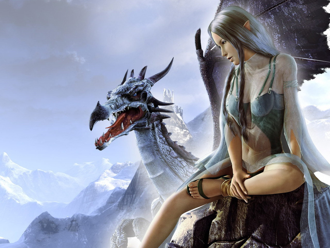 Фея и дракон