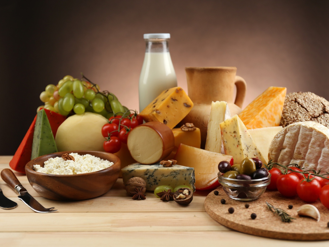Разнообразие молочных сыров