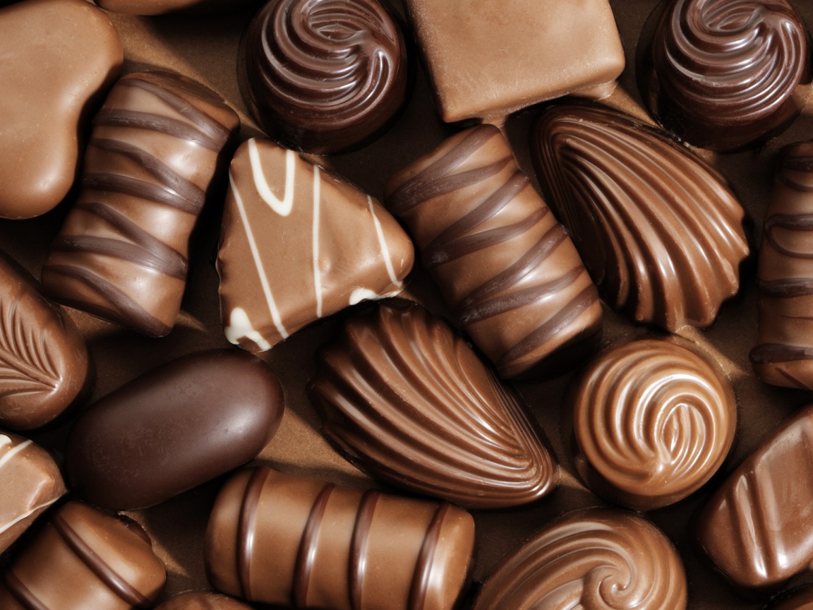 Красивые шоколадные конфеты